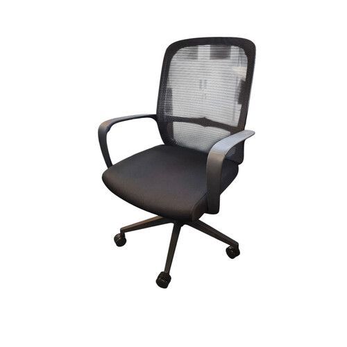 SS-292 LOW BACK CHAIR, BLACK